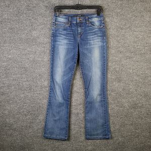Joe's Jeans Women's 27 Curvy Bootcut Medium Wash Stretch Mid Rise